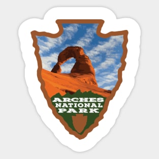 Arches National Park Arrowhead Sticker